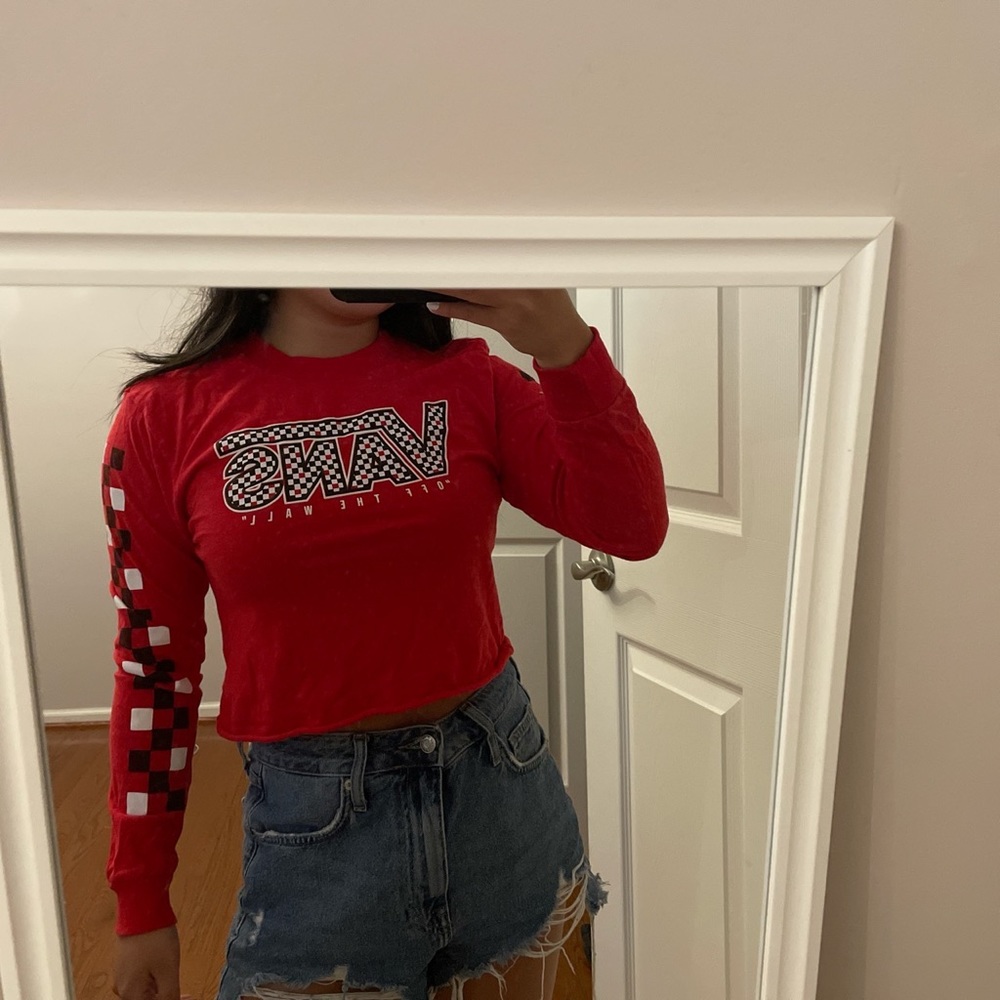 Vans Graphic Cropped Long Sleeve